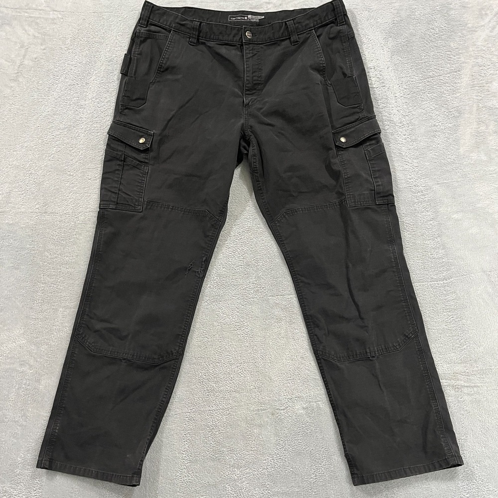 Carhartt Pants 39x31* Rugged Flex Relaxed Fit Ripstop Canvas Cargo Work BN5461-M